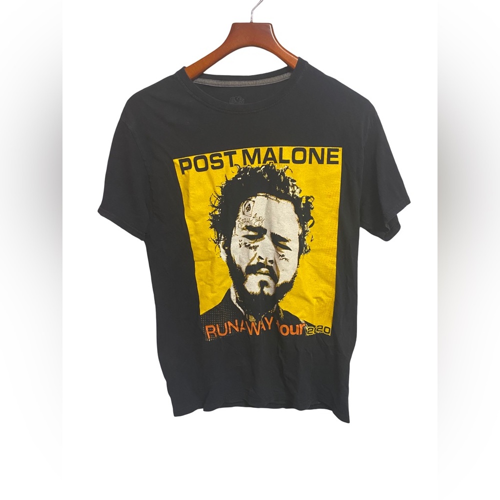 Post Malone Runaway 2020 Tour Double Sided Graphic Concert Tee Adult Medium